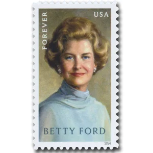 Forever Stamps 2024 Betty Ford – Commemorative Issue, First-Class Postage