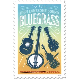 Forever Stamps 2024 Bluegrass Music – Cultural Heritage, First-Class Postage