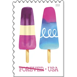 Forever Stamps 2018 Frozen Treats – Summer Fun, First-Class Postage