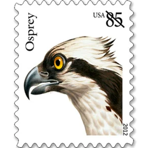 NOT Forever Stamp-First Class Stamps 2012 Osprey – Nature Series, 85¢ Postage