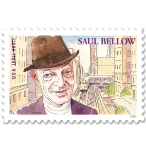 NOT Forever Stamp-Three-Ounce Stamps 2024 Saul Bellow – Commemorative Issue, First-Class Rate