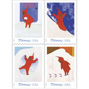 Forever Stamps 2017 The Snowy Day – Winter Wonderland, First-Class Postage