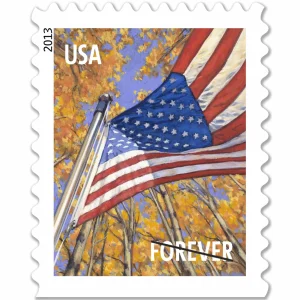 Forever Stamps 2013 Four Seasons U.S. Flag – Patriotic Symbol, First-Class Postage