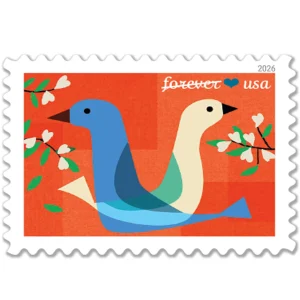 Forever Stamps 2026 Love – Wedding Invitation, First-Class Postage